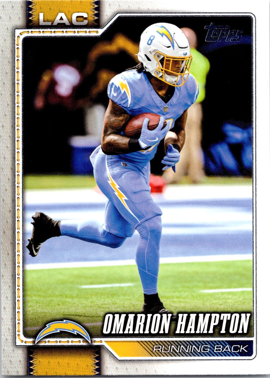 2026 Topps Flagship Football #107 Omarion Hampton