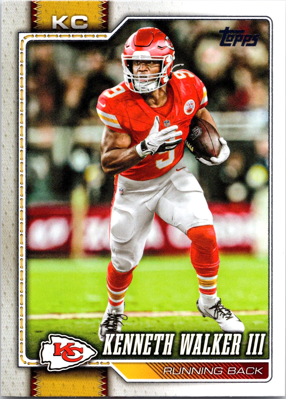 2026 Topps Flagship Football #180 Kenneth Walker III