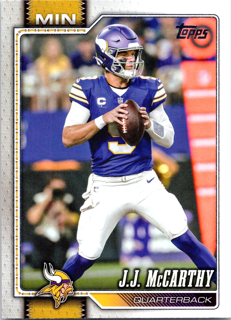2026 Topps Flagship Football #134 J.J. McCarthy