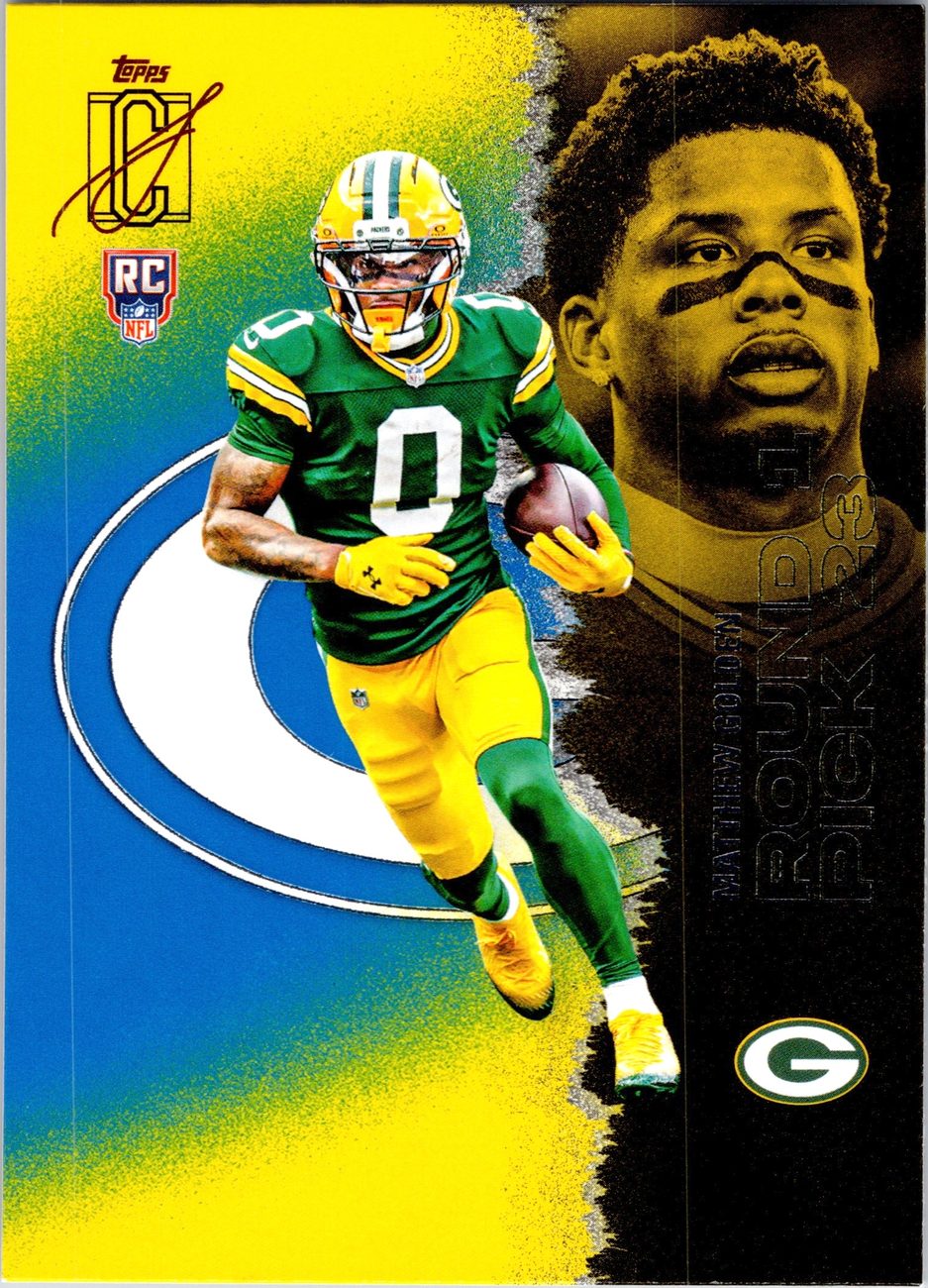 Matthew Golden 2025 Topps Signature Class #111 RC Packers WR