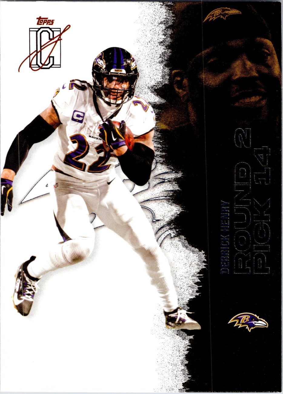 Derrick Henry 2025 Topps Signature Class #6 Ravens RB