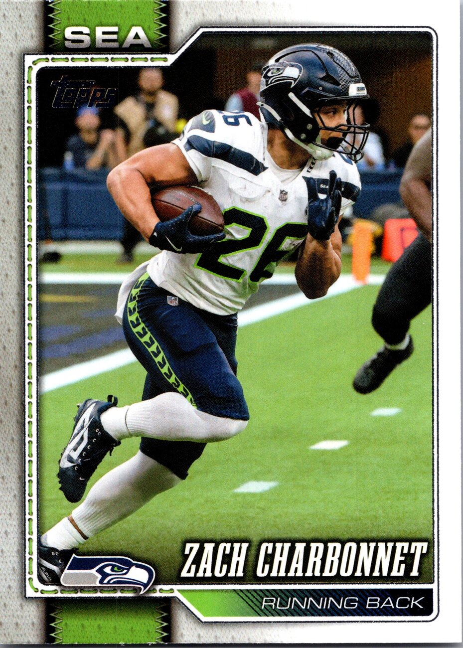 2026 Topps Flagship Football #252 Zach Charbonnet