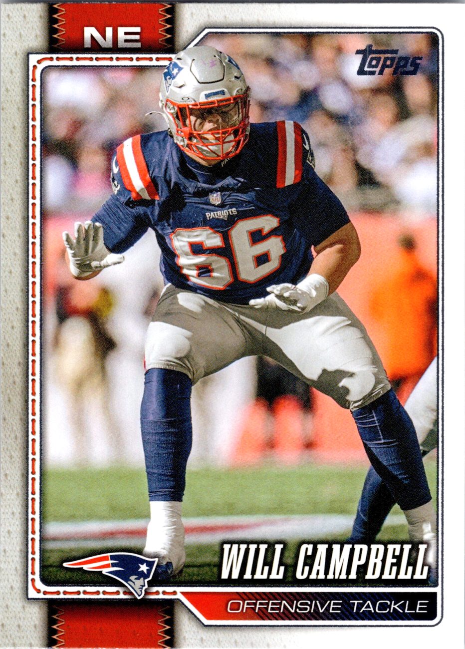 2026 Topps Flagship Football #137 Will Campbell