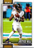 2026 Topps Flagship Football #18 Justice Hill