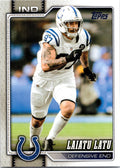 2026 Topps Flagship Football #228 Laiatu Latu