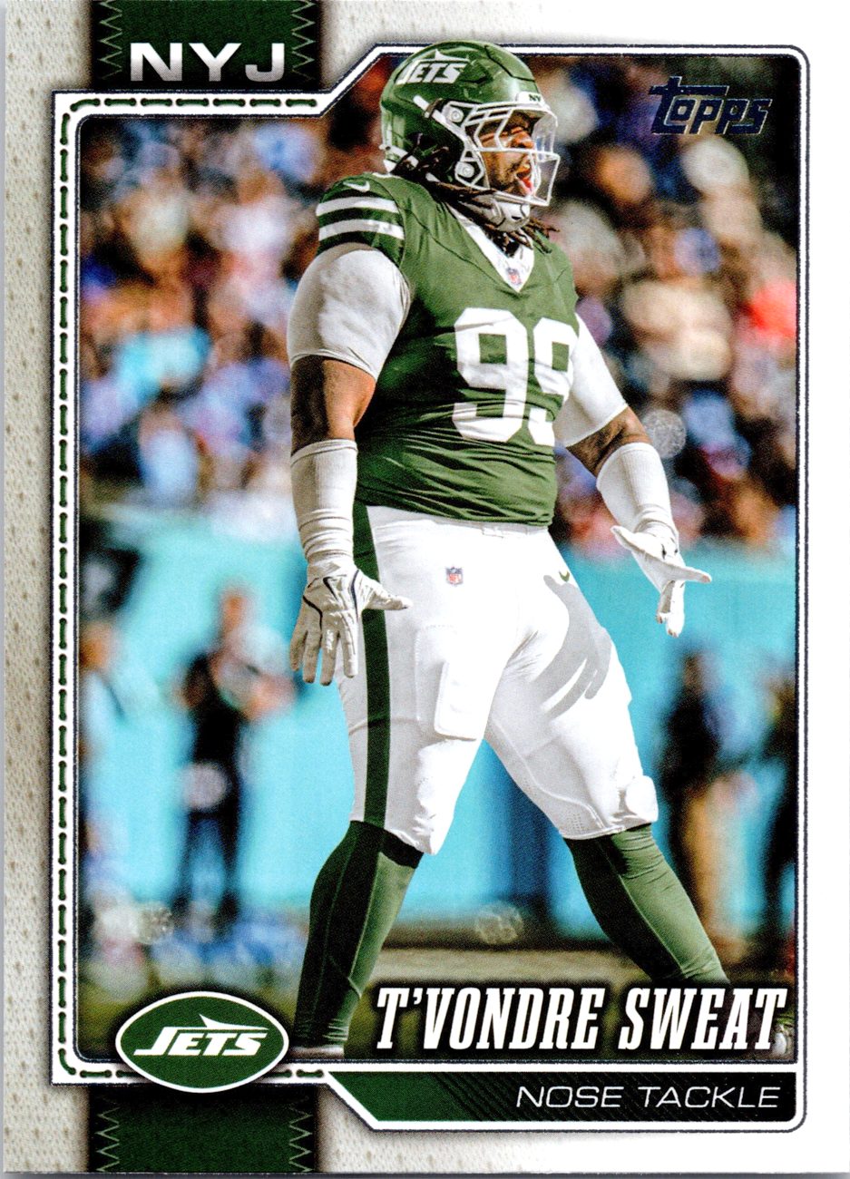 2026 Topps Flagship Football #256 T'Vondre Sweat