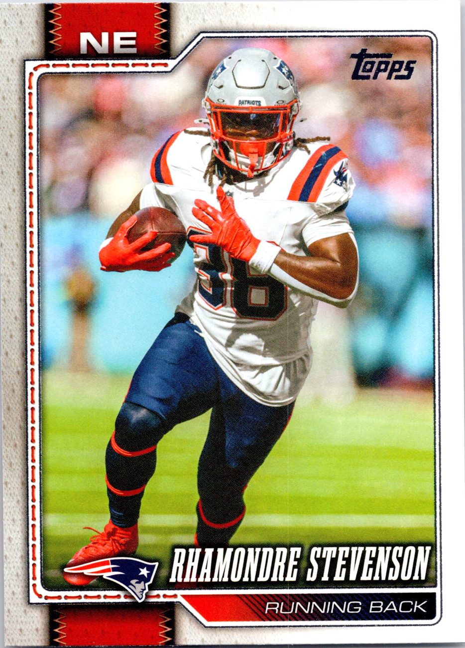 2026 Topps Flagship Football #141 Rhamondre Stevenson