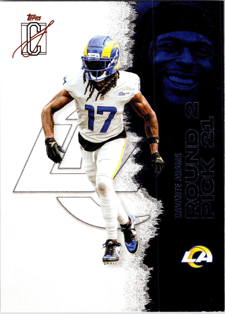 Davante Adams 2025 Topps Signature Class #82 Rams WR