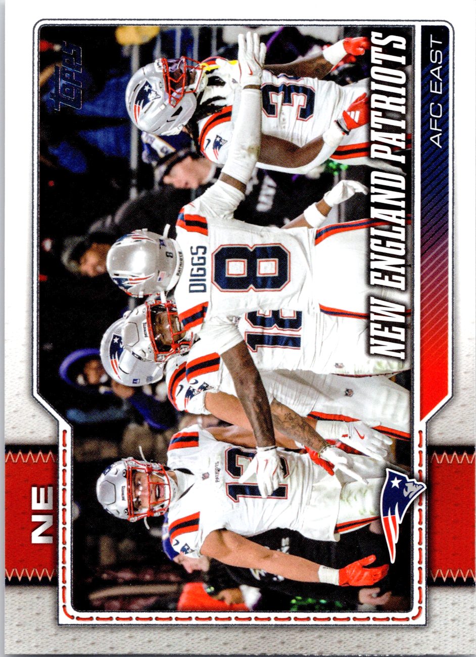 2026 Topps Flagship Football #278 New England Patriots