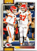 2026 Topps Flagship Football #291 KC's Finest (Mahomes/Kelce)