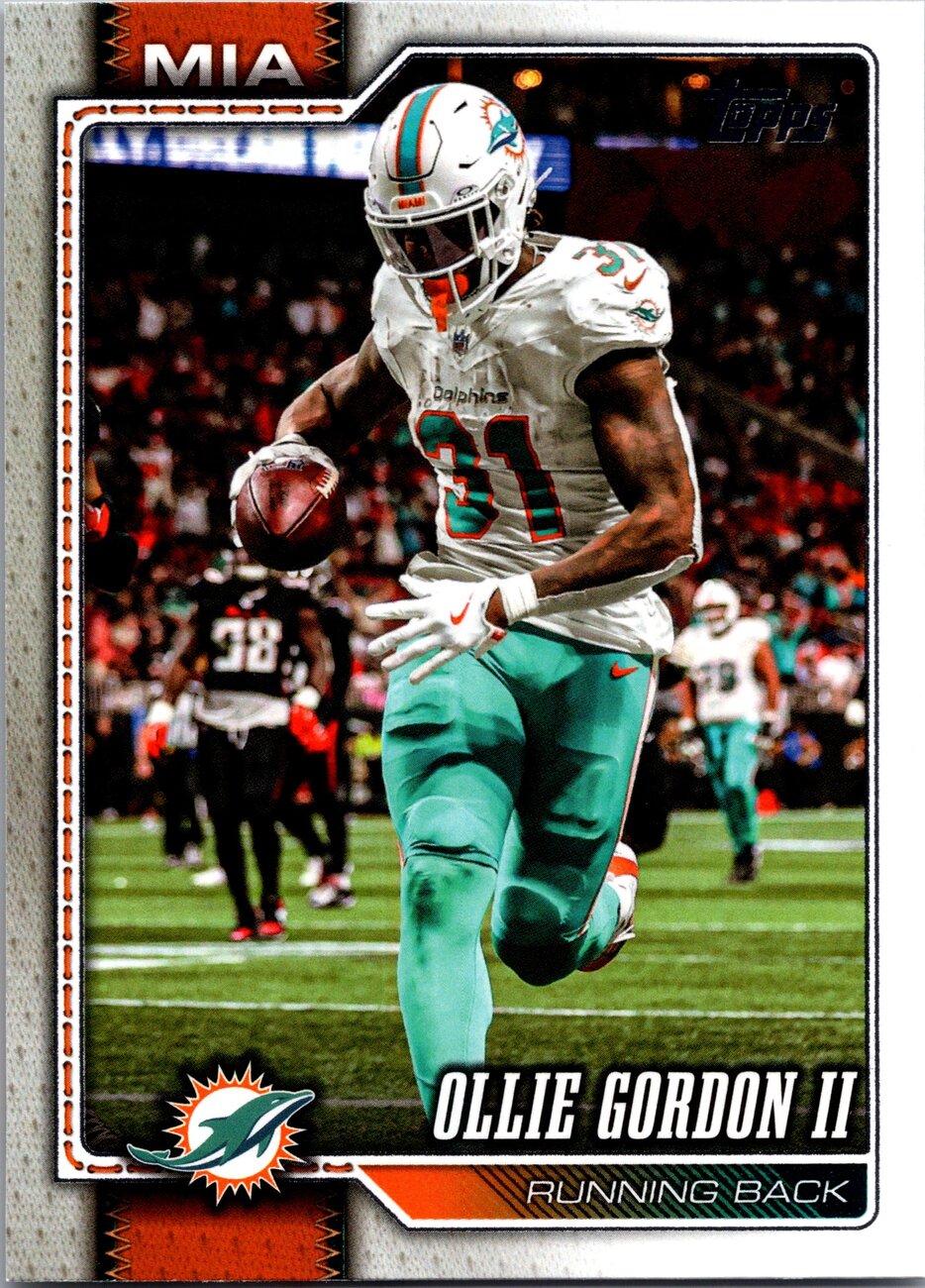 2026 Topps Flagship Football #124 Ollie Gordon II