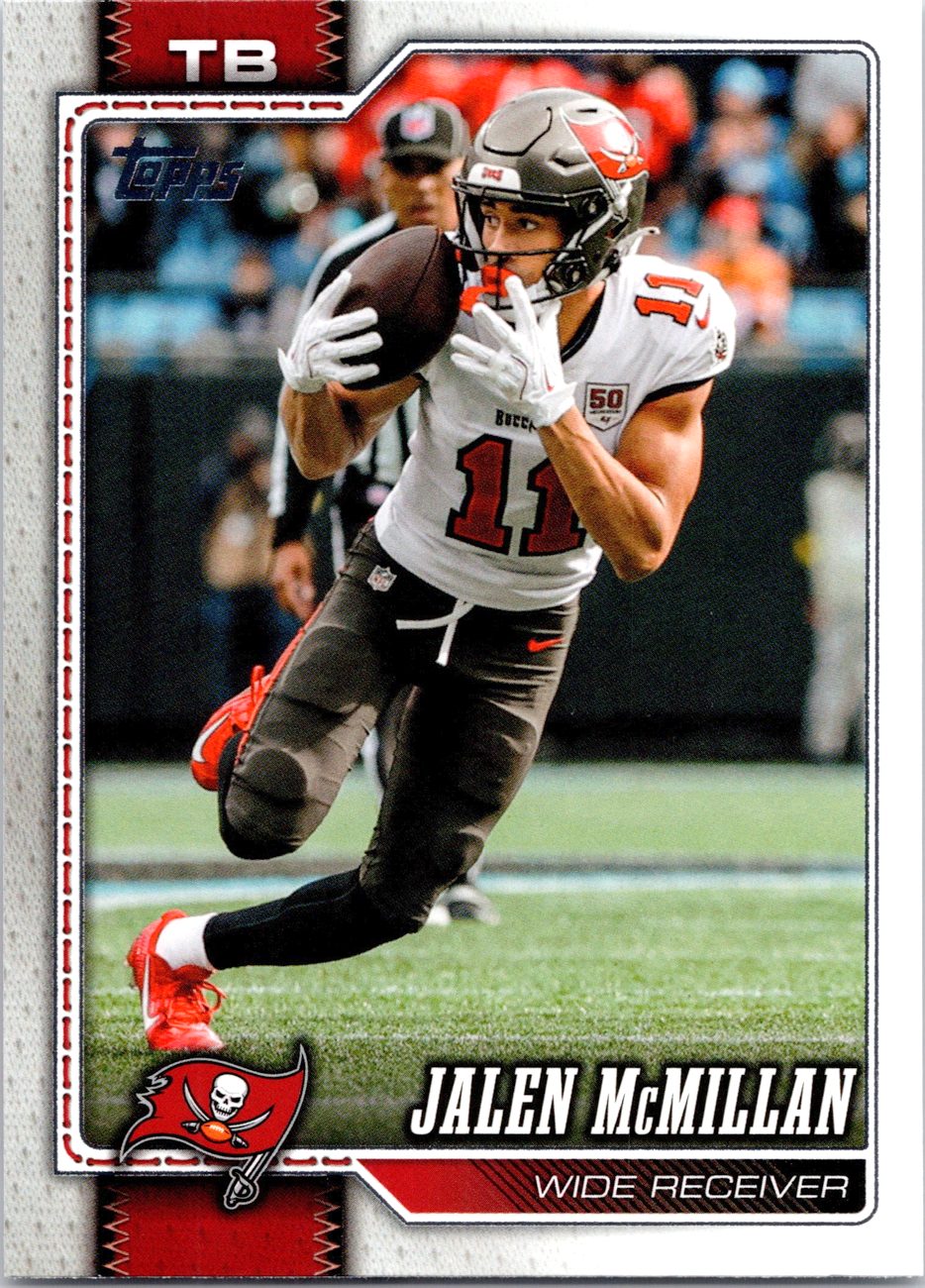 2026 Topps Flagship Football #187 Jalen McMillan