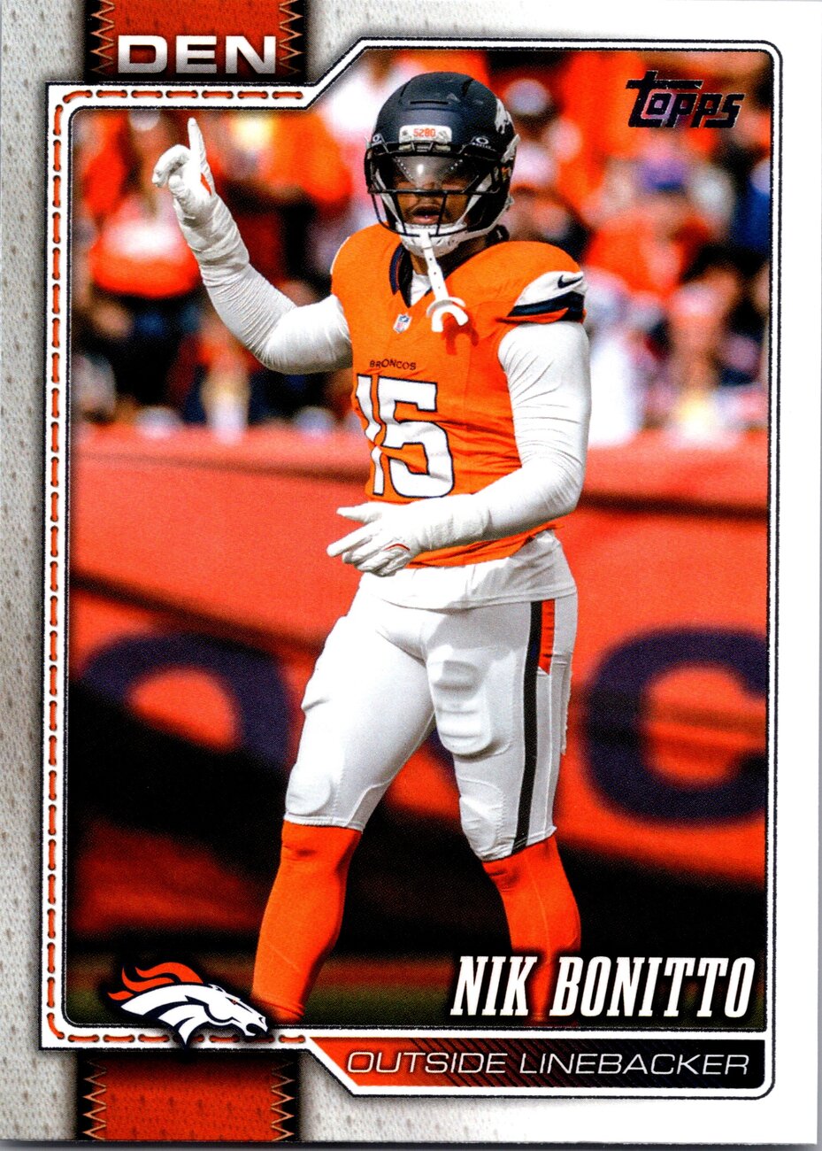 2026 Topps Flagship Football #61 Nik Bonitto