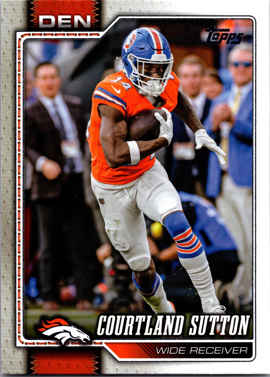 2026 Topps Flagship Football #62 Courtland Sutton