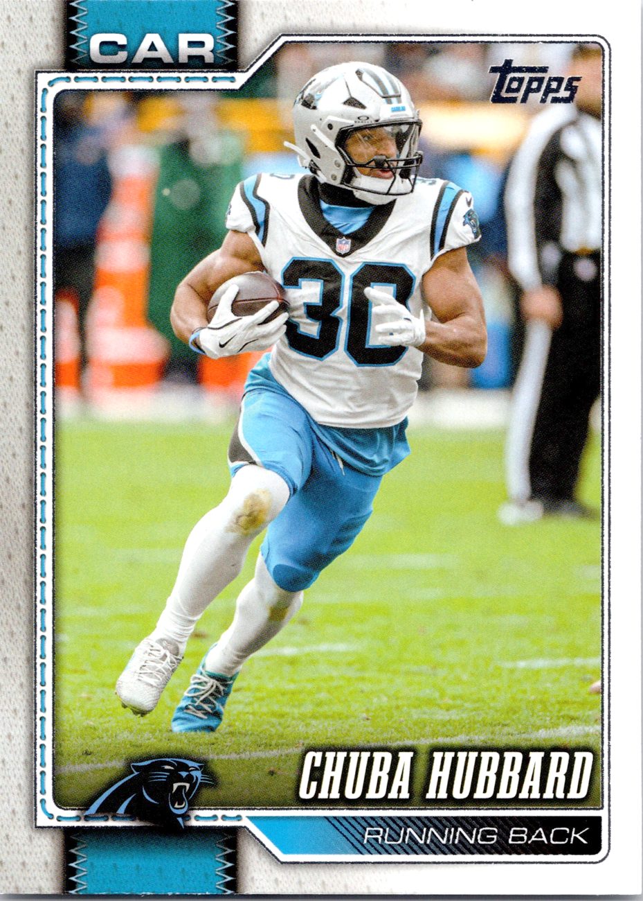 2026 Topps Flagship Football #28 Chuba Hubbard