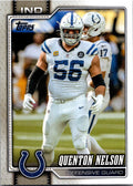 2026 Topps Flagship Football #84 Quenton Nelson
