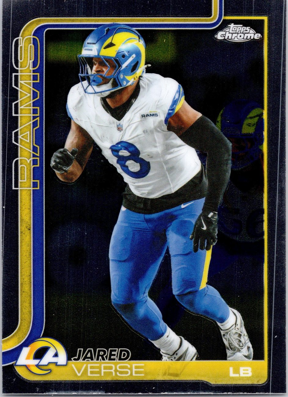 Jared Verse 2025 Topps Chrome #173 Rams LB