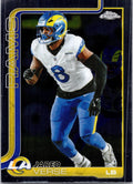 Jared Verse 2025 Topps Chrome #173 Rams LB