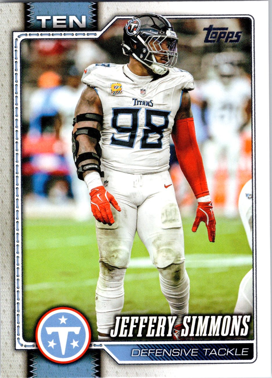 2026 Topps Flagship Football #257 Jeffery Simmons