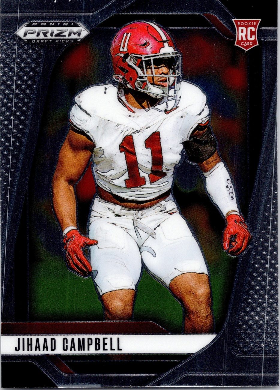 Jihaad Campbell 2025 Panini Prizm Draft Picks #3 Eagles LB