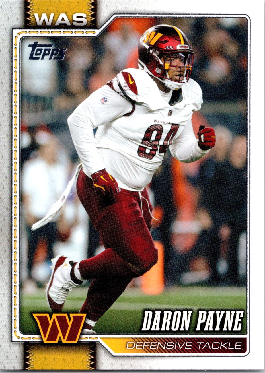 2026 Topps Flagship Football #258 Daron Payne