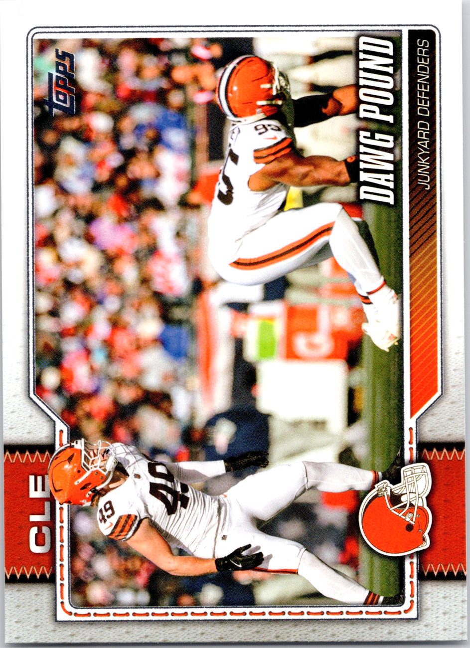 2026 Topps Flagship Football #295 Dawg Pound (Garrett/Schw.)