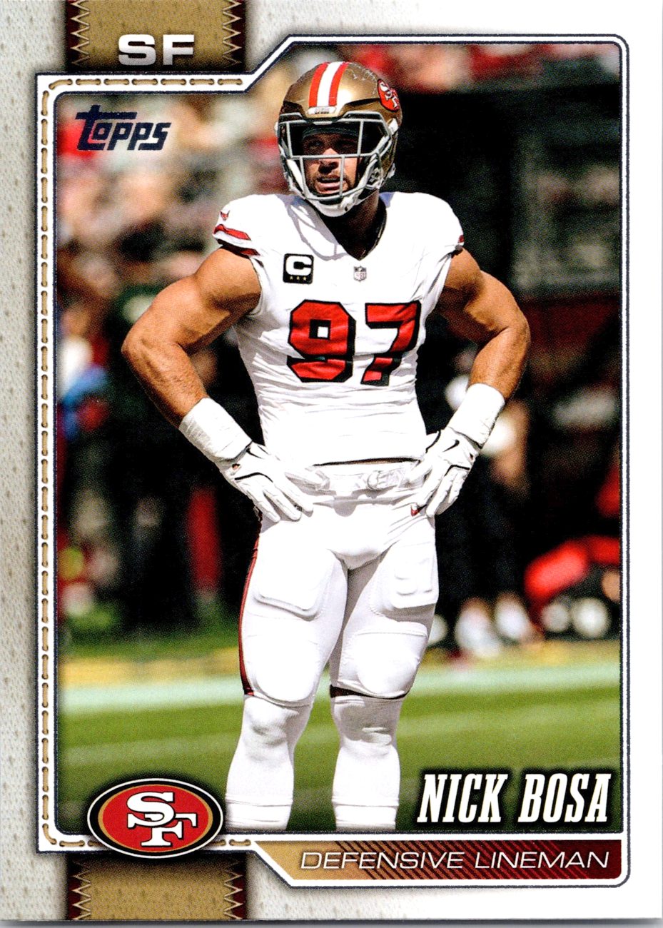 2026 Topps Flagship Football #143 Nick Bosa