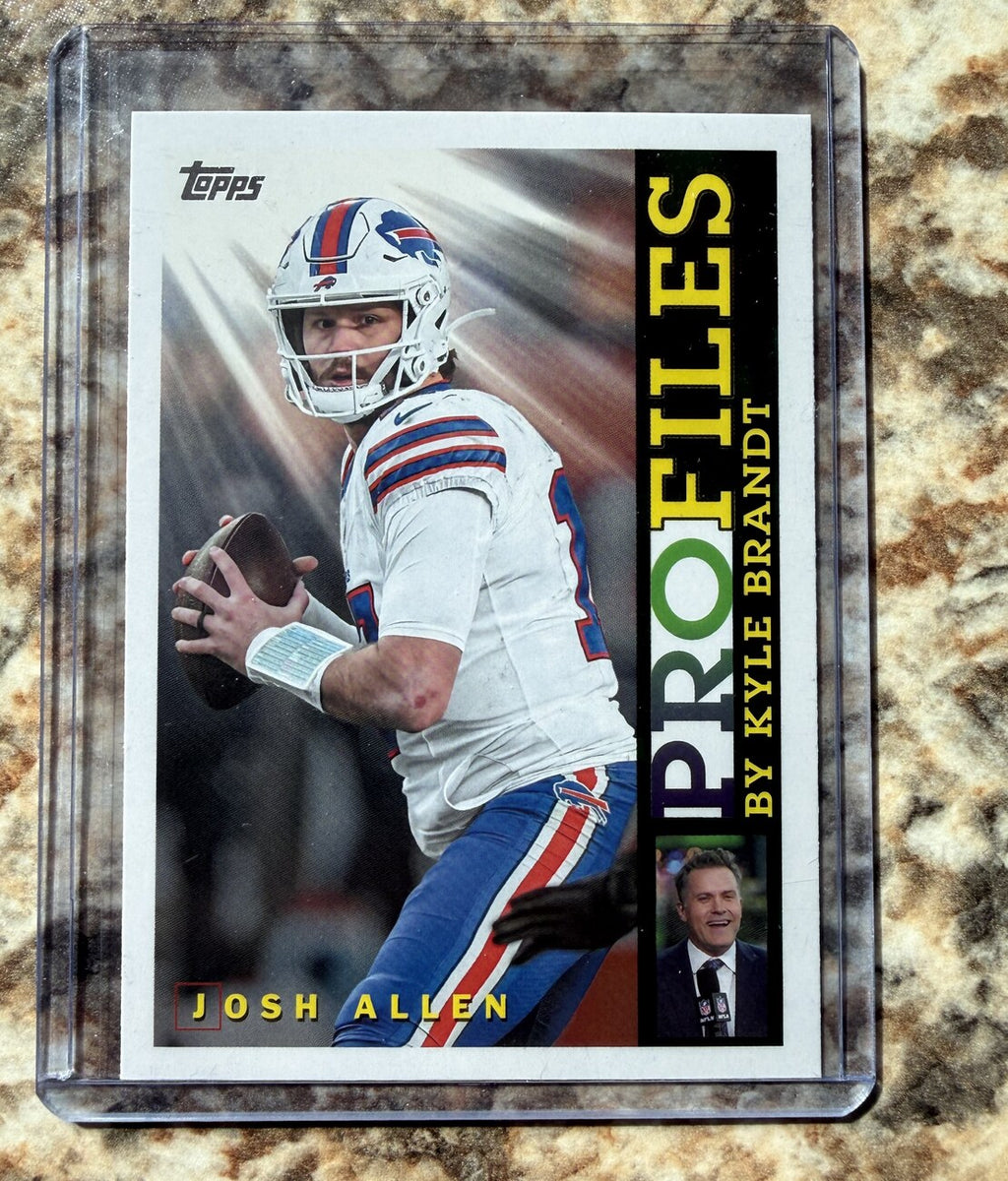 2026 Topps Profiles by Kyle Brandt Football #TP-20 Josh Allen