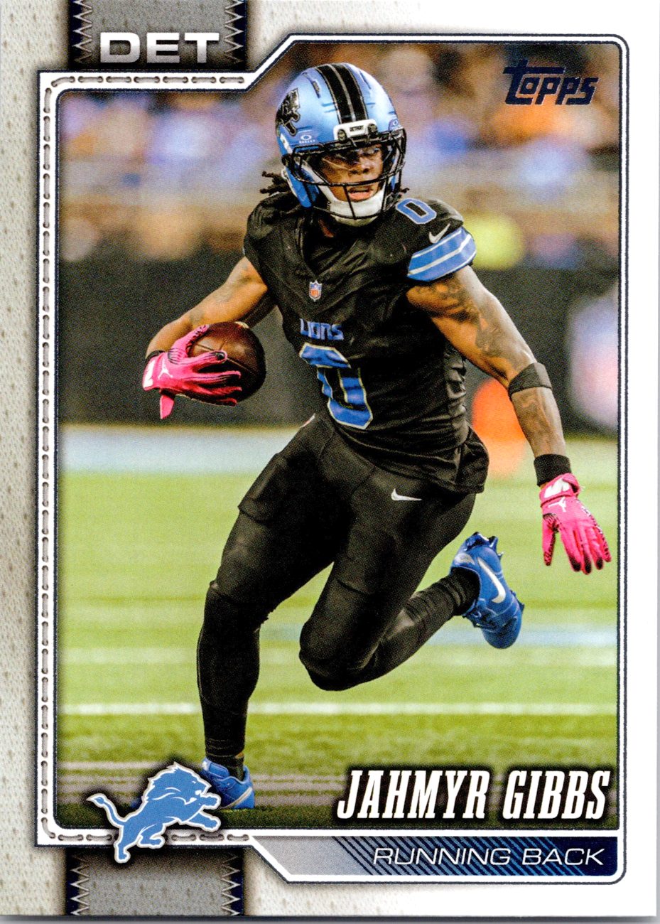 2026 Topps Flagship Football #70 Jahmyr Gibbs