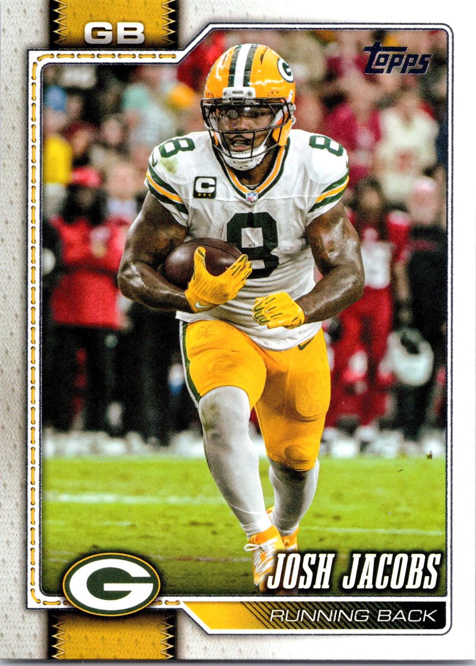2026 Topps Flagship Football #77 Josh Jacobs