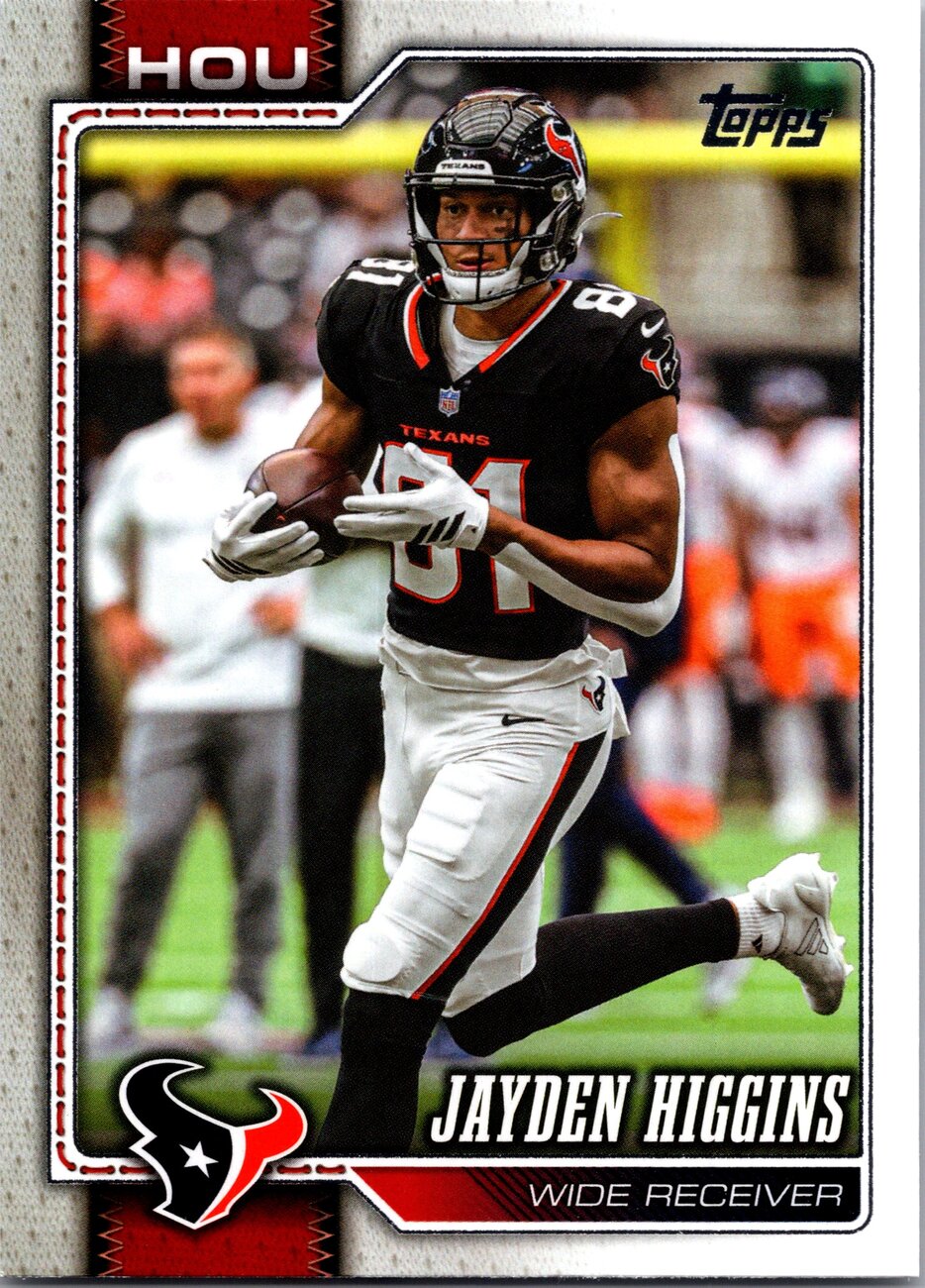 2026 Topps Flagship Football #79 Jayden Higgins