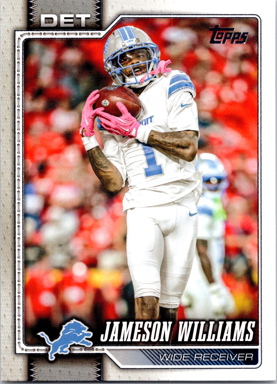 2026 Topps Flagship Football #67 Jameson Williams