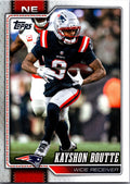 2026 Topps Flagship Football #242 Kayshon Boutte