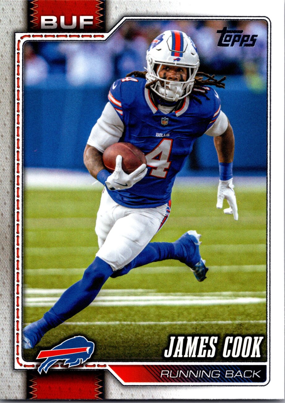 2026 Topps Flagship Football #25 James Cook