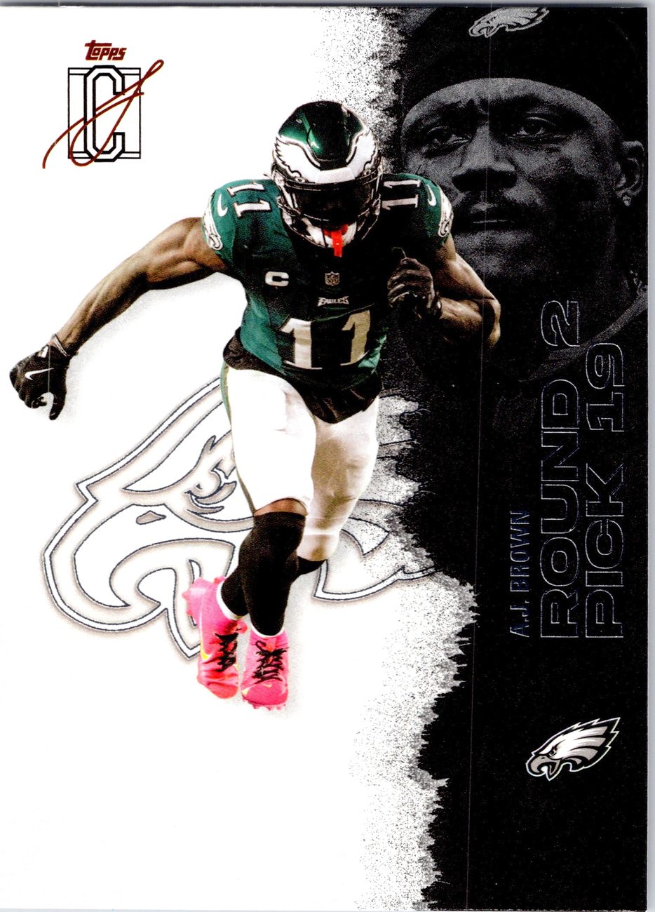 A.J. Brown 2025 Topps Signature Class #93 Eagles WR
