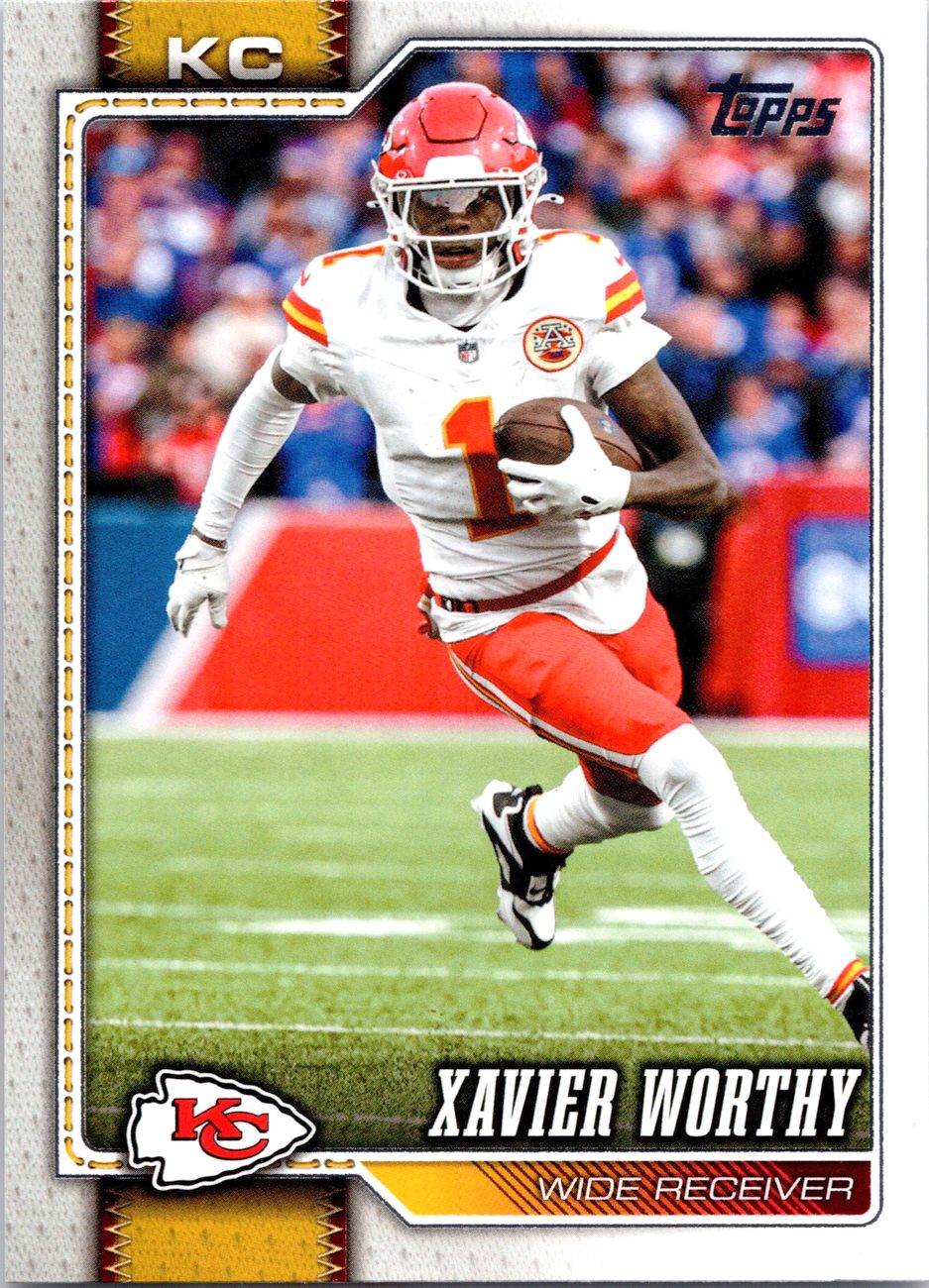 2026 Topps Flagship Football #96 Xavier Worthy