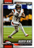 2026 Topps Flagship Football #63 Marvin Mims