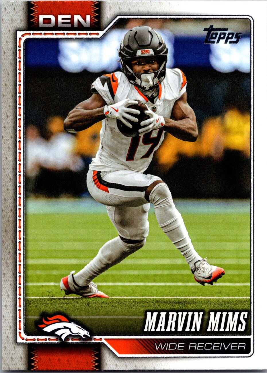 2026 Topps Flagship Football #63 Marvin Mims