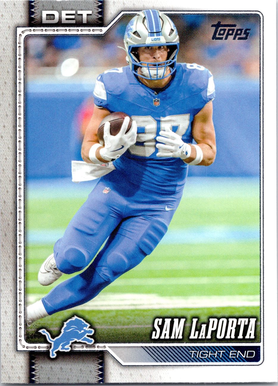 2026 Topps Flagship Football #221 Sam LaPorta