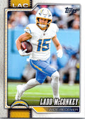 2026 Topps Flagship Football #104 Ladd McConkey